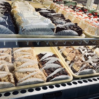 Continental Pastry - a variety of desserts in a display case - Bakeries Near Me - Maspeth, New York