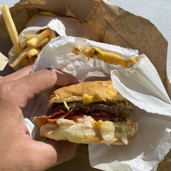 Scottie's Drive In - Bacon double cheeseburger with regular fries and fry sauce - Burgers Near Me - Forest Grove, Oregon Scottie's Drive In - Bacon double cheeseburger with regular fries and fry sauce - Burgers Near Me - Forest Grove, Oregon