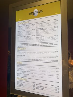 Menu photo 2 Eggslut Las Vegas, NV Menu photo 2 Eggslut Las Vegas, NV