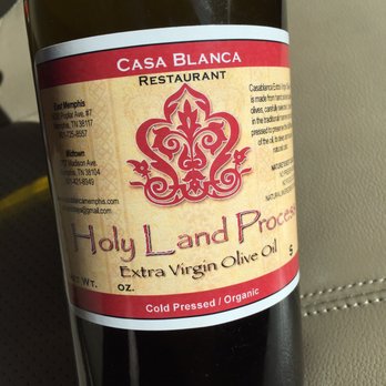 Casablanca Restaurant - Superb quality oil. Imported from family grove. - Mediterranean Near Me - Memphis, Tennessee