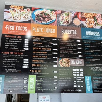 South Shore Grill - Menu - Burgers Near Me - Honolulu, Hawaii