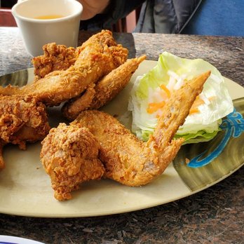Pho Saigon City - Fried Chicken Wings. These are good and they're large. They're tasty, too. - Vietnamese Near Me - Pleasanton, California Pho Saigon City - Fried Chicken Wings. These are good and they're large. They're tasty, too. - Vietnamese Near Me - Pleasanton, California