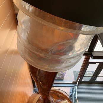Evan Williams Bourbon Experience - View of the pour from the top. - Tours Near Me - Louisville, Kentucky