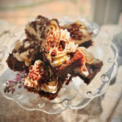 No More Boring Cakes - I did a cake stack for Easter for our desserts.