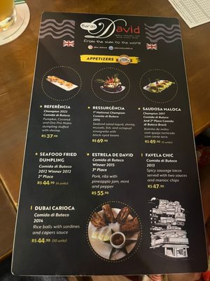 Menu photo 1 Bar do David Rio de Janeiro, RJ Menu photo 1 Bar do David Rio de Janeiro, RJ