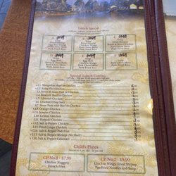 Sun China Chinese Restaurant - Dec 2023 updated Lunch Combos