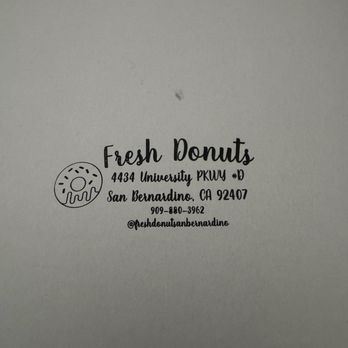 Fresh Donuts - Donuts Near Me - San Bernardino, California