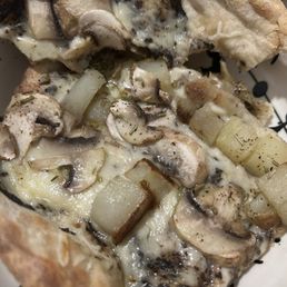Vegan Mushroom Pizza Vegan Mushroom Pizza