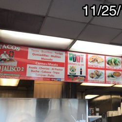 Tacos Puro Jalisco 2 - Menu 11/25/18
