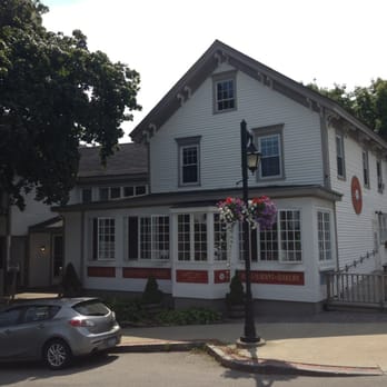 Mae's Cafe & Bakery - Exterior incl ramp to dining room - note, entire premises not accessible - Breakfast & Brunch Near Me - Bath, Maine Mae's Cafe & Bakery - Exterior incl ramp to dining room - note, entire premises not accessible - Breakfast & Brunch Near Me - Bath, Maine