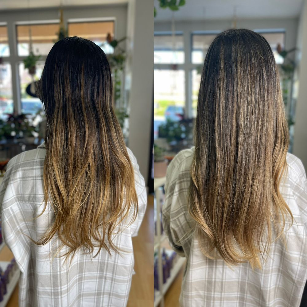 Cut and Dye Salon Logo