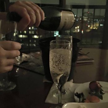 Omni Las Colinas Hotel - Champagne & chocolate cover strawberries room service - Hotels Near Me - Irving, Texas