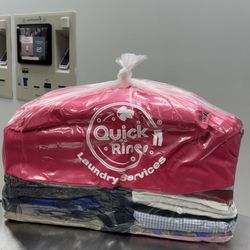 Quick Rinse Laundromat - Freshly cleaned, neatly packed, and ready for delivery