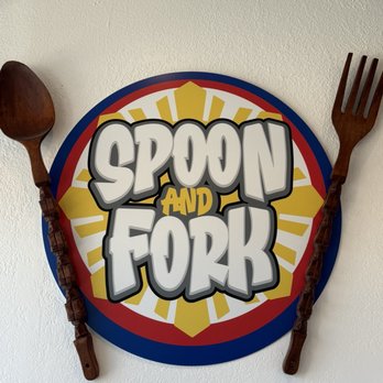 Spoon And Fork - Logo inside the restaurant - Filipino Near Me - Sacramento, California Spoon And Fork - Logo inside the restaurant - Filipino Near Me - Sacramento, California