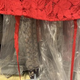 Ruined straps and backline hem on halter neck dress Ruined straps and backline hem on halter neck dress