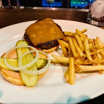 Doc B's Restaurant + Bar - My burger ($16.50), called The Homage(?), was OK. - New American Near Me - Chicago, Illinois