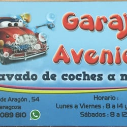 Garaje Avenida - Tarjeta