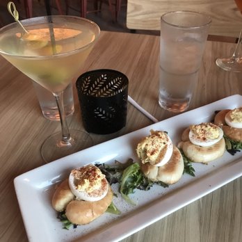 Wicked Hen Restaurant - Yummy deviled eggs and dirty martini. - Southern Near Me - Columbus, Georgia Wicked Hen Restaurant - Yummy deviled eggs and dirty martini. - Southern Near Me - Columbus, Georgia