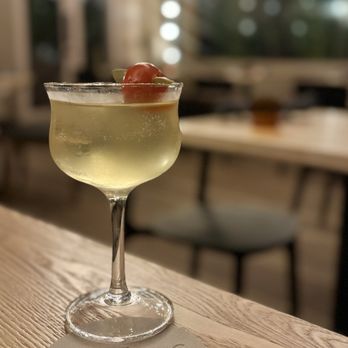 Equal Parts - Ta Ta Tini: Vodka, dry vermouth, tomato water ($15) - New American Near Me - San Francisco, California Equal Parts - Ta Ta Tini: Vodka, dry vermouth, tomato water ($15) - New American Near Me - San Francisco, California