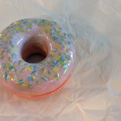 Vincent Van-Go Pottery Painting & Gifts - Donut dish after the kiln firing