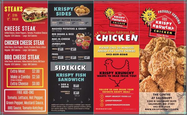 Menu photo 3 Krispy Krunchy Chicken Salisbury, MD