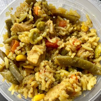Mediterranean Bakery & Deli - I don't remember what this was called and can't find it on their online menu - seasoned rice, chicken, and veggies - Bakeries Near Me - Richmond, Virginia Mediterranean Bakery & Deli - I don't remember what this was called and can't find it on their online menu - seasoned rice, chicken, and veggies - Bakeries Near Me - Richmond, Virginia