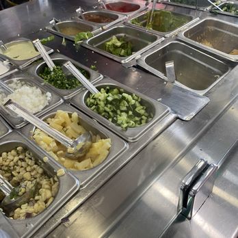 Baqba Mexican Grill - Condiment options. - Fast Food Near Me - Rialto, California