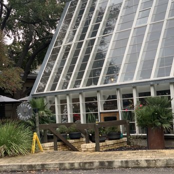 PRESS Coffee - Entrance down the steps. Great concept using the glass house. - Coffee & Tea Near Me - San Antonio, Texas PRESS Coffee - Entrance down the steps. Great concept using the glass house. - Coffee & Tea Near Me - San Antonio, Texas