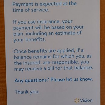 Walmart Vision & Glasses - Pay attention to this sign. You may be in for a surprise. - Eyewear & Opticians Near Me - College Place, Washington Walmart Vision & Glasses - Pay attention to this sign. You may be in for a surprise. - Eyewear & Opticians Near Me - College Place, Washington
