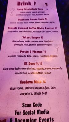 Menu photo 8 The Cordova Bar San Diego, CA Menu photo 8 The Cordova Bar San Diego, CA