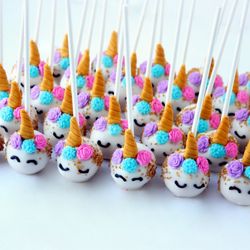 Cupcake Novelties - Unicorn Cake Pops