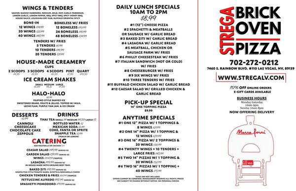 Menu photo 7 Strega Las Vegas, NV Menu photo 7 Strega Las Vegas, NV