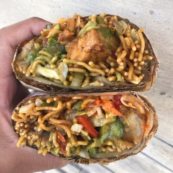 Panda Express - Eggplant tofu burrito! - Chinese Near Me - Hacienda Heights, California