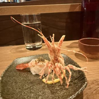 Sazanami - Ama ebi - sweet shrimp with deep fried head - Japanese Near Me - Beaverton, Oregon