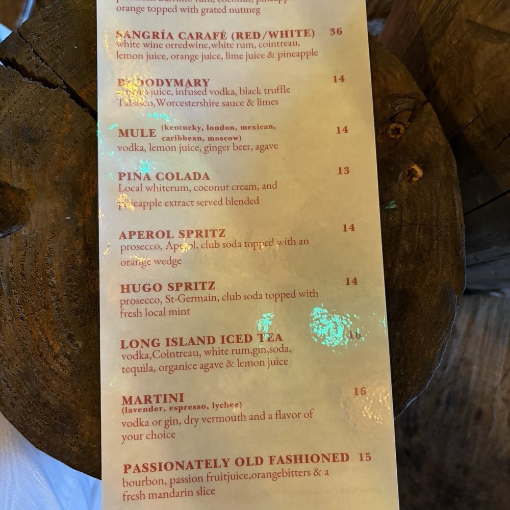 The Oyster Shack - Drinks menu - Seafood Near Me - San Juan, Puerto Rico The Oyster Shack - Drinks menu - Seafood Near Me - San Juan, Puerto Rico