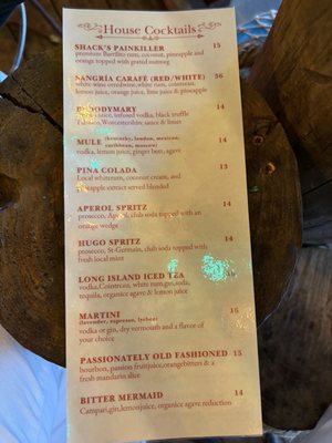 Menu photo 1 The Oyster Shack San Juan, PR