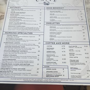 Immigrant Son Caffe - Menu - Breakfast & Brunch Near Me - Oxnard, California