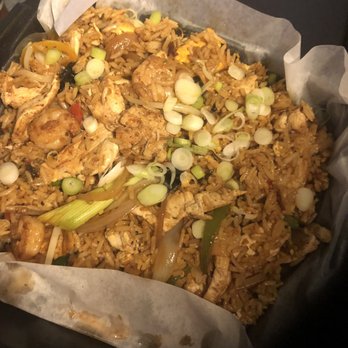 Bar Keeps Eatery and Taps - Basil fried rice w chicken and shrimp - Bars Near Me - Nacogdoches, Texas Bar Keeps Eatery and Taps - Basil fried rice w chicken and shrimp - Bars Near Me - Nacogdoches, Texas