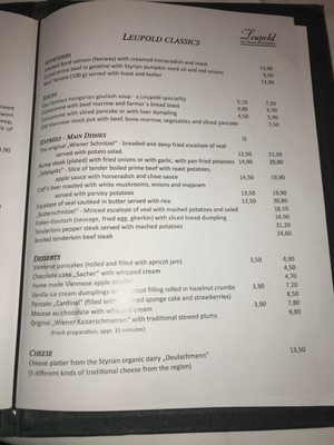 Menu photo 8 Zum Leupold Vienna, 9 Menu photo 8 Zum Leupold Vienna, 9