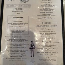 Food Menu, April 2025.