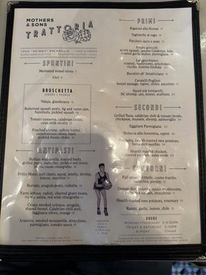 Menu photo 4 Mothers and Sons Trattoria Durham, NC