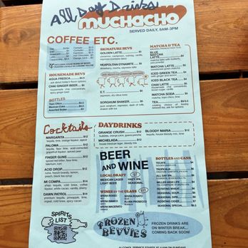 Muchacho - Breakfast-lunch menu - Tacos Near Me - Atlanta, Georgia Muchacho - Breakfast-lunch menu - Tacos Near Me - Atlanta, Georgia
