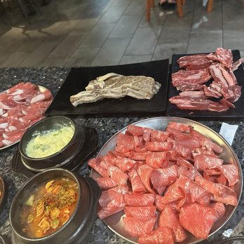 Seoul BBQ - Beef tongue, beef brisket, prime beef finger, and marinated galbi - Korean Near Me - Diamond Bar, California Seoul BBQ - Beef tongue, beef brisket, prime beef finger, and marinated galbi - Korean Near Me - Diamond Bar, California
