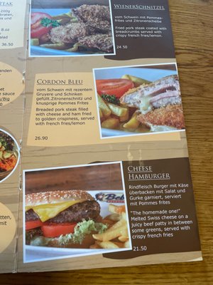 Menu photo 5 Bebbis Grindelwald, BE