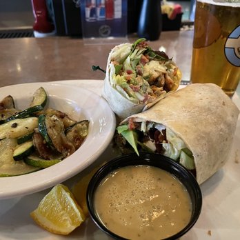 Sahm's Place - Cobb Salad made into a wrap with zucchini. - American Near Me - Indianapolis, Indiana Sahm's Place - Cobb Salad made into a wrap with zucchini. - American Near Me - Indianapolis, Indiana
