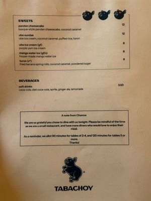 Menu photo 2 Tabachoy Philadelphia, PA Menu photo 2 Tabachoy Philadelphia, PA