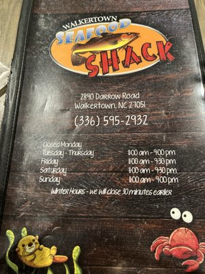 Menu photo 8 Walkertown Seafood Shack Walkertown, NC Menu photo 8 Walkertown Seafood Shack Walkertown, NC