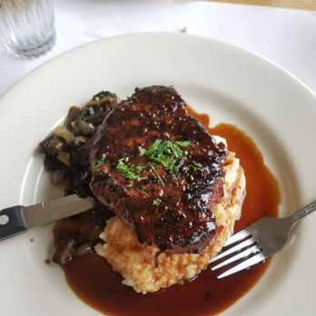 The Wharf - Black angus filet mignon with garlic mashed potatoes. - Seafood Near Me - Fort Bragg, California The Wharf - Black angus filet mignon with garlic mashed potatoes. - Seafood Near Me - Fort Bragg, California