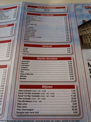 Menu photo 3 Graaf Van Egmont Aalst, VOV