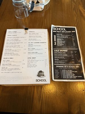 Menu photo 1 School Restaurant Toronto, ON